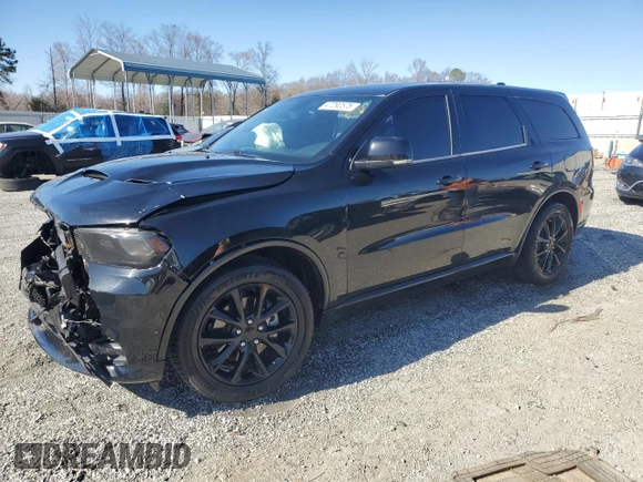 2018 Dodge Durango R/T with VIN 1C4SDHCT7JC100548, listed as a Copart auction lot 47292575 with 98,891 mi miles and Salvage title. Bid and sale history available at DreamBid. Image 1.