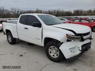 2018 Chevrolet Colorado 2WD Work Truck with VIN 1GCHSBEA4J1321013, listed as a Copart auction lot 46696065 with 124,993 mi miles and Salvage Title. Bid and sale history available at carsss.com. Image 4.