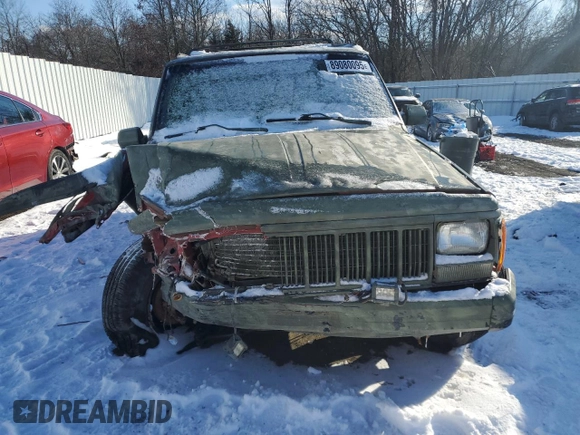 1996 Jeep Cherokee Sport with VIN 1J4FJ68SXTL316180, listed as a Copart auction lot 89080095 with 199,898 mi miles and Salvage Title. Bid and sale history available at carsss.com. Image 5.