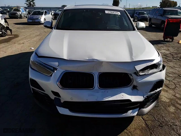 2023 BMW X2 sDrive28i with VIN WBXYH9C01P5V56801, listed as a Copart auction lot 37868343 with 2,516 mi miles. Bid and sale history available at carsss.com. Image 12.