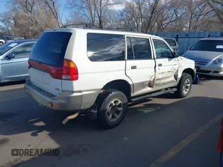 1997 Mitsubishi Montero Sport LS with VIN JA4MT31P2VP019597, listed as a IAAI auction lot 41964200 with 1 mi miles. Bid and sale history available at carsss.com. Image 4.