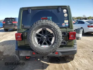2022 Jeep Wrangler Unlimited Rubicon z VIN 1C4HJXFN9NW186122, wystawiony jako Copart lot #79685634 z przebiegiem 81 332 mil mil oraz Szkoda całkowita • Salvage title. Historia ofert i sprzedaży dostępna na DreamBid. Obrazek 6.