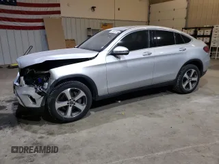 2020 Mercedes-Benz GLC with VIN W1N0J8EB0LF760929, listed as a Copart auction lot 86607824 with 100,305 mi miles and Salvage Title. Bid and sale history available at carsss.com. Image 1.