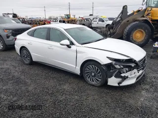 2023 Hyundai Sonata SEL with VIN KMHL34JJXPA054067, listed as a IAAI auction lot 41573621 with 53,929 mi miles and . Bid and sale history available at DreamBid. Image 1.