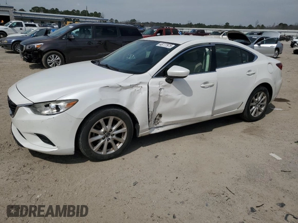 2016 Mazda 6 i Sport with VIN JM1GJ1U55G1450657, listed as a Copart auction lot 48777975 with 109,007 mi miles and Salvage Title. Bid and sale history available at DreamBid. Image 1.