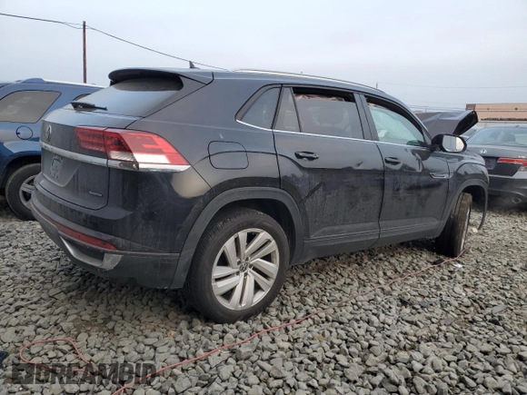 2023 Volkswagen Atlas SE with VIN 1V2KC2CA7PC220811, listed as a Copart auction lot 88806895 with 26,912 mi miles and Salvage title. Bid and sale history available at DreamBid. Image 3.