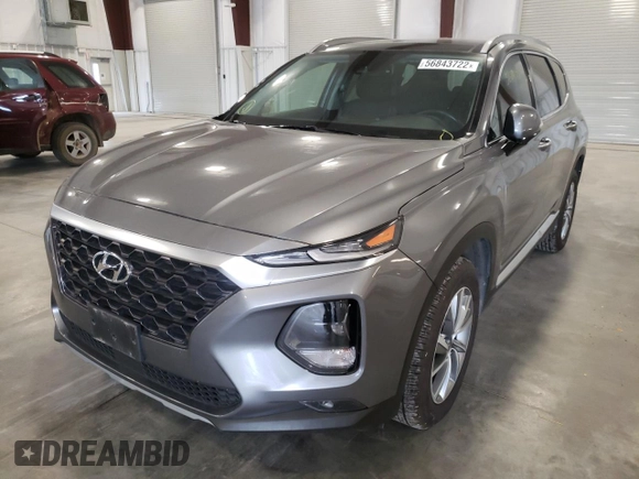 2019 Hyundai Santa Fe Ultimate with VIN 5NMS5CADXKH083338, listed as a Copart auction lot 56843722 with 46,185 mi miles. Bid and sale history available at carsss.com. Image 2.