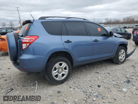 2011 Toyota RAV4 with VIN JTMBF4DV6BD040230, listed as a Copart auction lot 51062185 with Not Provided miles and Salvage Title. Bid and sale history available at carsss.com. Image 3.