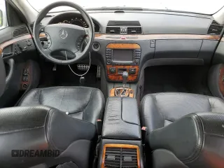 2005 Mercedes-Benz S 55 AMG with VIN WDBNG74J55A454080, listed as a Copart auction lot 50965305 with 139,677 mi miles and Salvage Title. Bid and sale history available at DreamBid. Image 8.