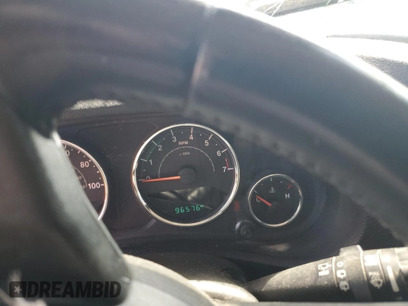 2017 Jeep Wrangler Unlimited Sport with VIN 1C4BJWDG5HL506501, listed as a Copart auction lot 55802395 with 96,756 mi miles and Salvage title. Bid and sale history available at DreamBid. Image 9.