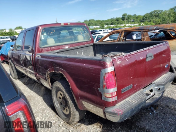 2005 Ford Super Duty F-250 XL with VIN 1FTSW20P75EC76377, listed as a Copart auction lot 53994404 with 288,077 mi miles and Salvage Title. Bid and sale history available at carsss.com. Image 2.