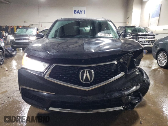 2019 Acura MDX Technology with VIN 5J8YD4H54KL034427, listed as a Copart auction lot 87233334 with 81,896 mi miles and Salvage title. Bid and sale history available at DreamBid. Image 5.