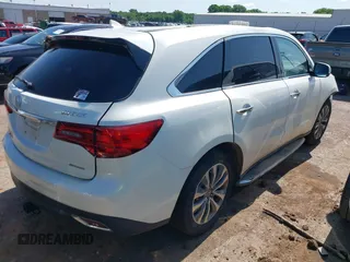 2015 Acura MDX Technology with VIN 5FRYD4H4XFB032761, listed as a IAAI auction lot 42511966 with 98,470 mi miles and . Bid and sale history available at DreamBid. Image 4.