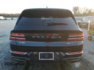 2021 Genesis GV80 with VIN KMUHCESC0MU066638, listed as a Copart auction lot 46548025 with Not provided miles and Salvage title. Bid and sale history available at DreamBid. Image 6.