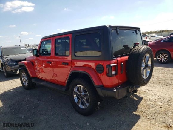 2022 Jeep Wrangler Unlimited Sahara with VIN 1C4HJXEN7NW242625, listed as a Copart auction lot 76720224 with 60,378 mi miles and Salvage Title. Bid and sale history available at carsss.com. Image 2.
