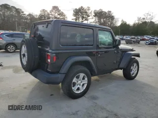 2021 Jeep Wrangler Sport S with VIN 1C4HJXAG8MW872384, listed as a Copart auction lot 87472574 with 49,684 mi miles and Salvage Title. Bid and sale history available at DreamBid. Image 3.