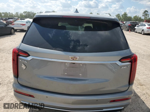 2024 Cadillac XT6 FWD Luxury with VIN 1GYKPAR40RZ736486, listed as a Copart auction lot 71755204 with 8,629 mi miles and Salvage Title. Bid and sale history available at carsss.com. Image 6.