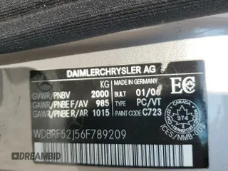 2006 Mercedes-Benz C 230 Sport с VIN WDBRF52J56F789209, выставлен на аукционе Copart как лот 59840895 с пробегом 157 538 миль миль и Списание • Salvage title. История ставок и продаж доступна на DreamBid. Изображение 12.