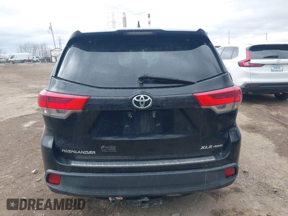 2017 Toyota Highlander XLE with VIN 5TDJZRFH3HS442906, listed as a IAAI auction lot 41840222 with 141,825 mi miles and . Bid and sale history available at DreamBid. Image 17.