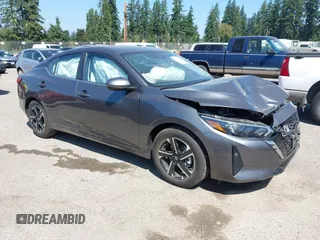 2025 Nissan Sentra SV с VIN 3N1AB8CV6SY326742, выставлен на аукционе IAAI как лот 42769704 с пробегом 5 757 миль миль и . История ставок и продаж доступна на DreamBid. Изображение 1.
