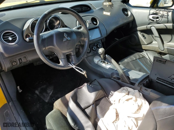 2009 Mitsubishi Eclipse GS with VIN 4A3AL25F59E043525, listed as a Copart auction lot 77369994 with 0 miles and Salvage Title. Bid and sale history available at carsss.com. Image 8.