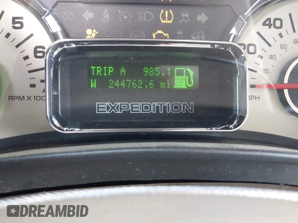 2013 Ford Expedition Max XLT with VIN 1FMJK1H59DEF20030, listed as a IAAI auction lot 42657309 with 244,762 mi miles and . Bid and sale history available at DreamBid. Image 15.