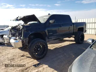 2018 Chevrolet Silverado 1500 LT with VIN 3GCUKREC6JG418451, listed as a Copart auction lot 88147165 with Not Provided miles and Salvage Title. Bid and sale history available at carsss.com. Image 1.