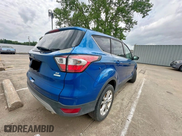 2017 Ford Escape SE with VIN 1FMCU0GD5HUD23115, listed as a Copart auction lot 55538605 with 140,633 mi miles and Clean Title. Bid and sale history available at carsss.com. Image 4.