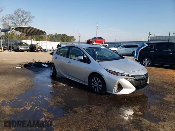 2020 Toyota Prius LE with VIN JTDKARFPXL3122480, listed as a Copart auction lot 46857165 with 55,955 mi miles and Salvage Title. Bid and sale history available at DreamBid. Image 14.