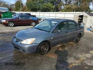 2005 Mitsubishi Lancer ES with VIN JA3AJ26E65U041196, listed as a Copart auction lot 43620985 with 169,657 mi miles and Salvage Title. Bid and sale history available at carsss.com. Image 1.
