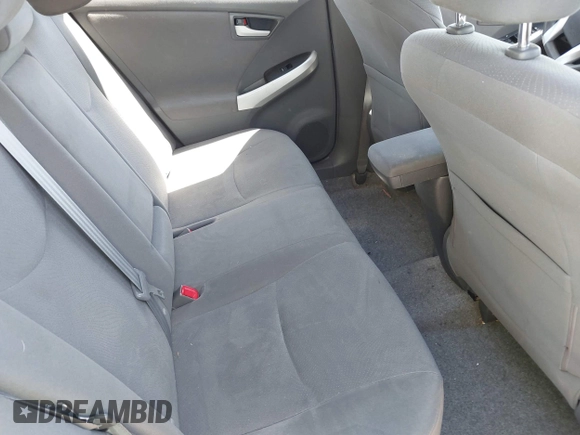 2011 Toyota Prius I with VIN JTDKN3DU5B5343613, listed as a IAAI auction lot 42008657 with 137,578 mi miles. Bid and sale history available at carsss.com. Image 8.