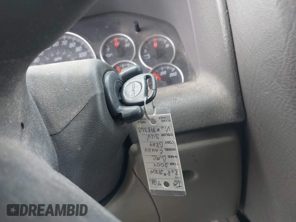 2004 GMC Envoy SLE with VIN 1GKDS13SX42398363, listed as a IAAI auction lot 42154134 with 308,001 mi miles and . Bid and sale history available at DreamBid. Image 11.