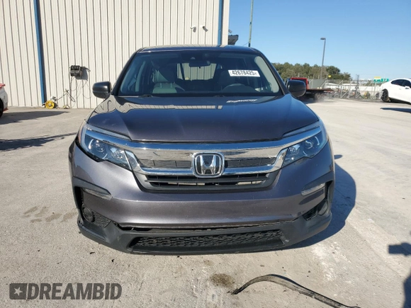 2019 Honda Pilot LX with VIN 5FNYF5H11KB019608, listed as a Copart auction lot 42678425 with 29,148 mi miles and Salvage Title. Bid and sale history available at DreamBid. Image 5.
