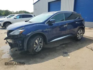 2019 Nissan Murano Platinum z VIN 5N1AZ2MS7KN154871, wystawiony jako Copart lot #60283125 z przebiegiem 112 081 mil mil oraz Szkoda całkowita • Salvage title. Historia ofert i sprzedaży dostępna na DreamBid. Obrazek 1.