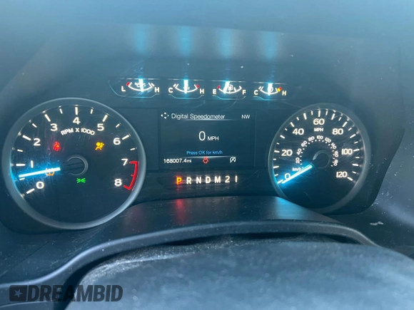 2018 Ford F-150 XL with VIN 1FTEX1CB0JKF17440, listed as a Copart auction lot 52651455 with 168,000 mi miles and Clean Title. Bid and sale history available at carsss.com. Image 8.