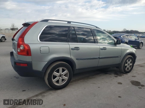 2004 Volvo XC90 with VIN YV1CM59H741047401, listed as a Copart auction lot 44121805 with 95,535 mi miles and Salvage Title. Bid and sale history available at carsss.com. Image 3.