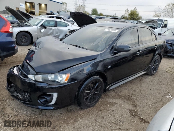 2016 Mitsubishi Lancer SE with VIN JA32V2FW1GU009034, listed as a Copart auction lot 75628764 with 129,778 mi miles and Salvage Title. Bid and sale history available at DreamBid. Image 1.