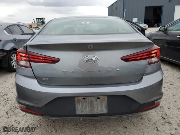 2019 Hyundai Elantra SE with VIN KMHD74LF9KU777403, listed as a Copart auction lot 48538675 with 63,489 mi miles and Salvage Title. Bid and sale history available at carsss.com. Image 6.