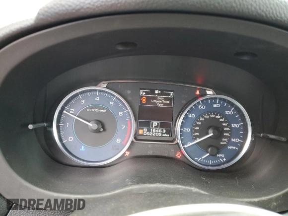 2015 Subaru XV Crosstrek Limited with VIN JF2GPAMC8FH212595, listed as a Copart auction lot 51826555 with 92,205 mi miles and Salvage Title. Bid and sale history available at carsss.com. Image 9.