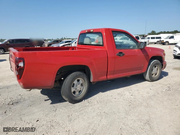 2006 Chevrolet Colorado LS with VIN 1GCCS148868155869, listed as a Copart auction lot 52540475 with 124,518 mi miles and Salvage Title. Bid and sale history available at carsss.com. Image 3.