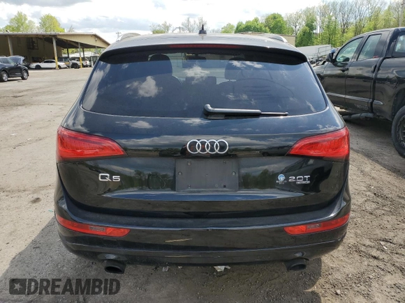 2014 Audi Q5 Premium with VIN WA1CFAFP0EA041083, listed as a Copart auction lot 55646555 with 143,333 mi miles and Clean title. Bid and sale history available at DreamBid. Image 6.