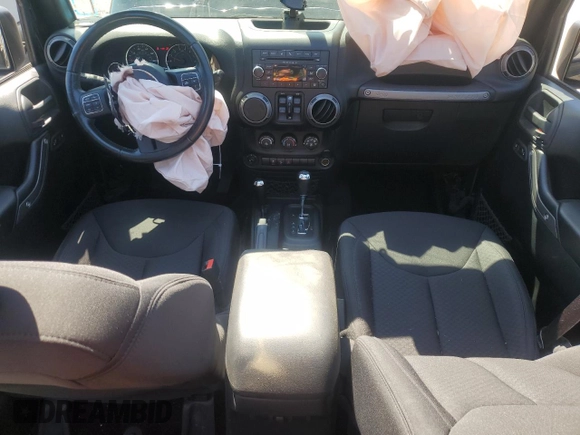 2017 Jeep Wrangler Unlimited Sport with VIN 1C4HJWDG8HL744823, listed as a Copart auction lot 65827465 with 51,859 mi miles and Salvage title. Bid and sale history available at DreamBid. Image 8.