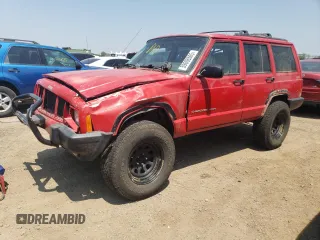 1999 Jeep Cherokee Sport with VIN 1J4FF68SXXL662401, listed as a Copart auction lot 59698565 with Not provided miles and Salvage title. Bid and sale history available at DreamBid. Image 1.
