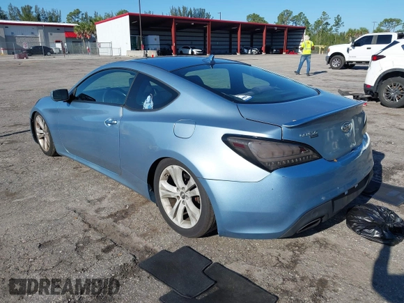 2011 Hyundai Genesis Coupe with VIN KMHHT6KD8BU044185, listed as a IAAI auction lot 42189787 with 136,039 mi miles and . Bid and sale history available at DreamBid. Image 3.