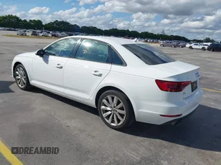 2017 Audi A4 Premium with VIN WAUGNAF4XHN004732, listed as a IAAI auction lot 41687605 with 102,191 mi miles. Bid and sale history available at carsss.com. Image 3.