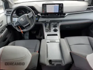 2024 Toyota Sienna LE with VIN 5TDGSKFCXRS127998, listed as a Copart auction lot 47474115 with 29,643 mi miles and Salvage Title. Bid and sale history available at carsss.com. Image 8.