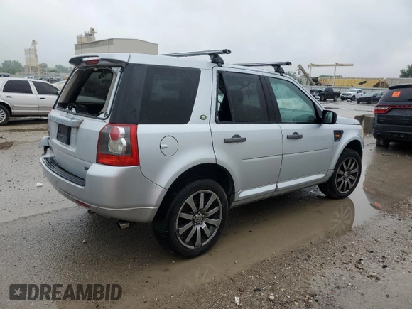 2008 Land Rover LR2 HSE with VIN SALFR24N68H069380, listed as a Copart auction lot 57876625 with Not provided miles and Salvage title. Bid and sale history available at DreamBid. Image 3.