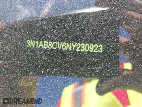 2022 Nissan Sentra SV z VIN 3N1AB8CV6NY230923, wystawiony jako IAAI lot #41455204 z przebiegiem 58 640 mil mil oraz . Historia ofert i sprzedaży dostępna na DreamBid. Obrazek 9.