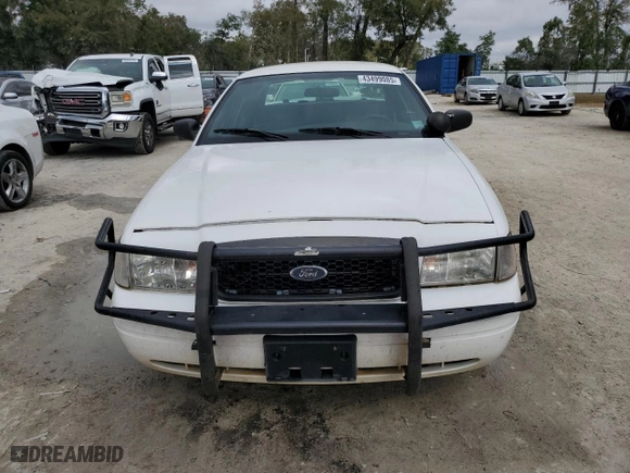 2011 Ford Police Interceptor with VIN 2FABP7BV3BX114168, listed as a Copart auction lot 43499085 with 124,544 mi miles and Salvage Title. Bid and sale history available at carsss.com. Image 5.