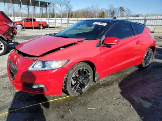 2015 Honda CR-Z EX with VIN JHMZF1D69FS000066, listed as a Copart auction lot 43729855 with 82,893 mi miles and Salvage Title. Bid and sale history available at carsss.com. Image 1.